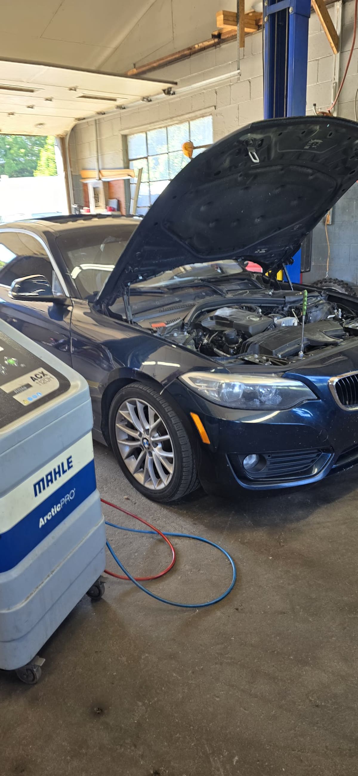 A/C recharge and electrical service at Falmouth Auto Center