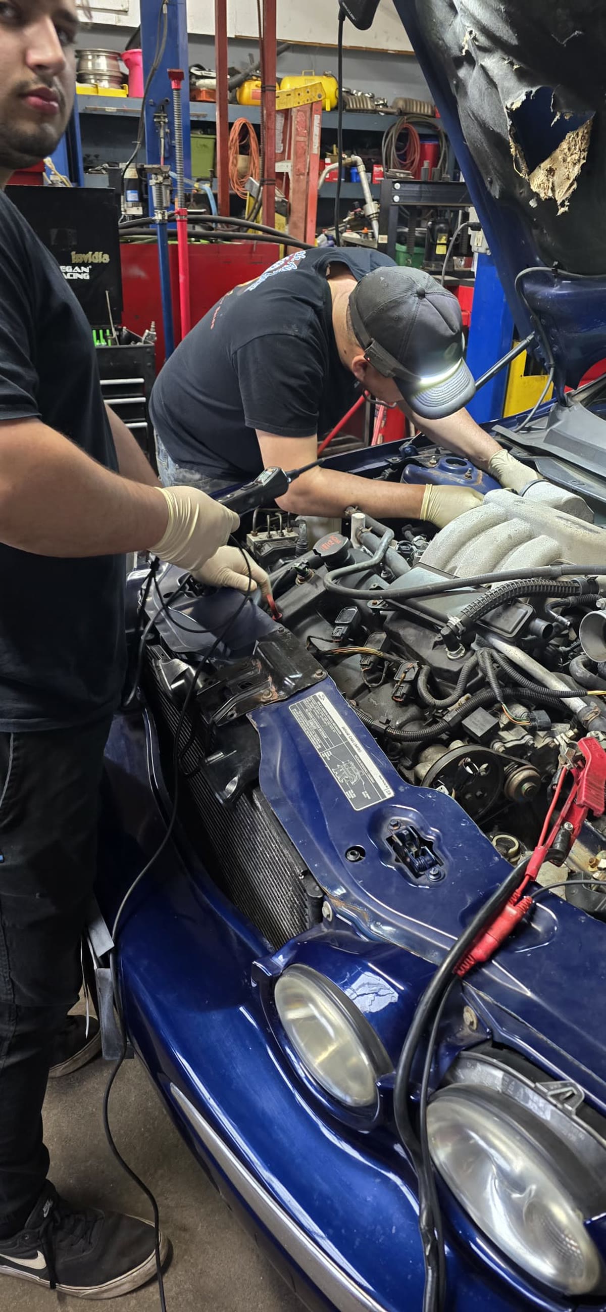 Oil change and maintenance service